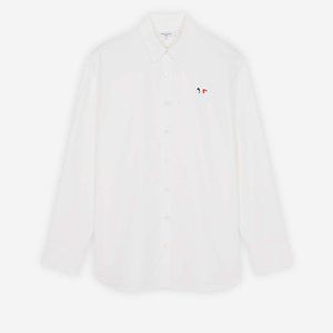 Maison Kitsuné , White Fox Patch Classic Shirt - size 34 (used 2 times only)